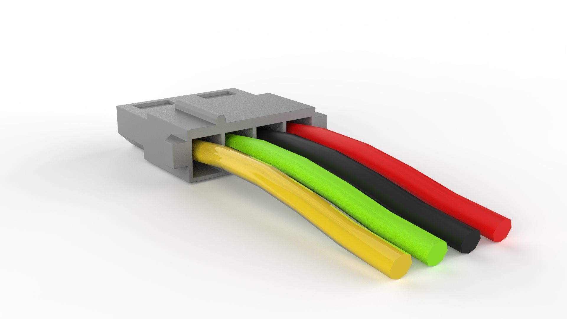 COMPUTER DRIVER POWER SOCKET 3D model_2