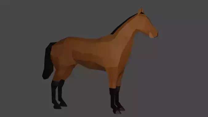 Horse Low Poly