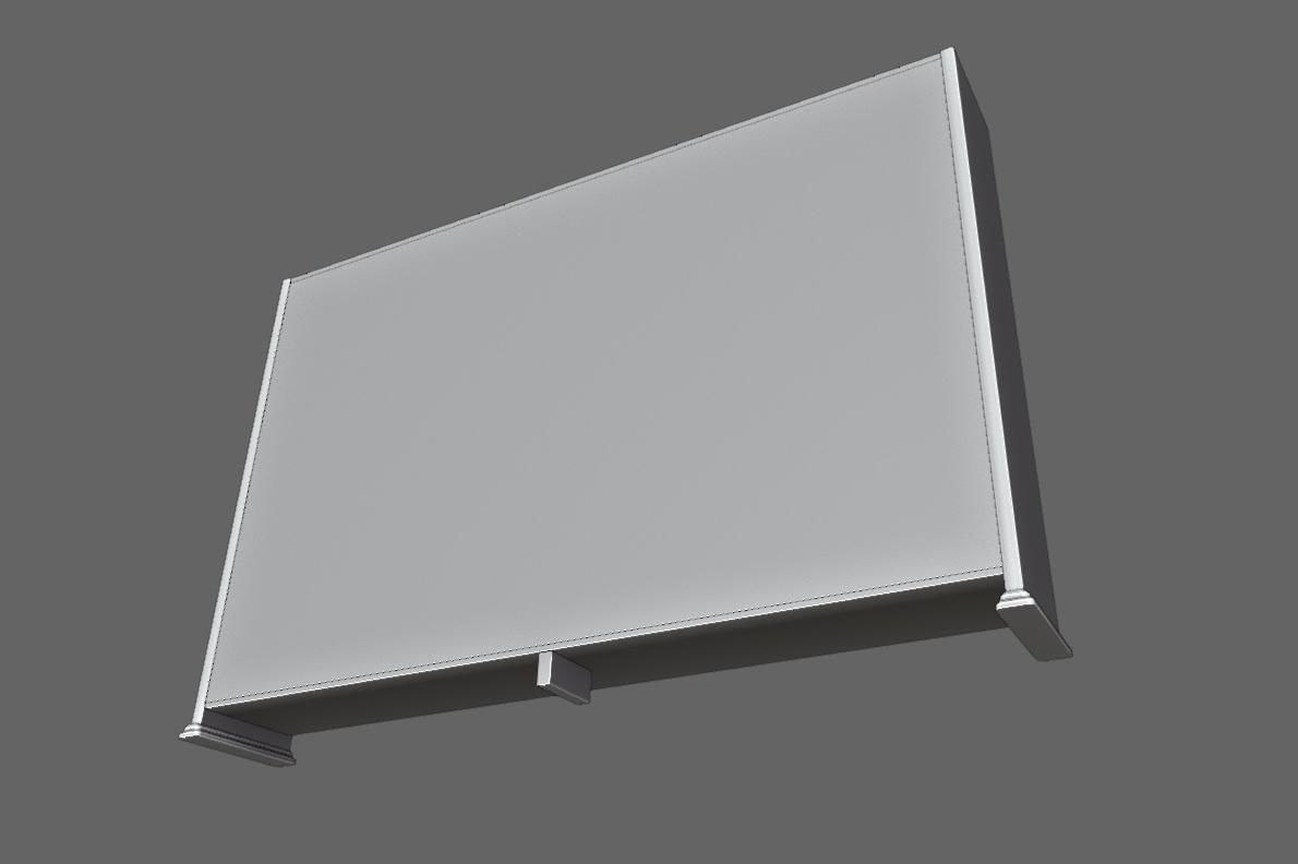 Old Wood Bookcase - Library - Estante de Livros Low-poly 3D model_19