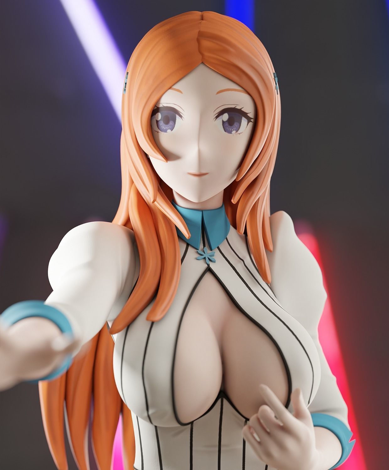 Orihime Inoue - Bleach with NSFW version 3D print model_3