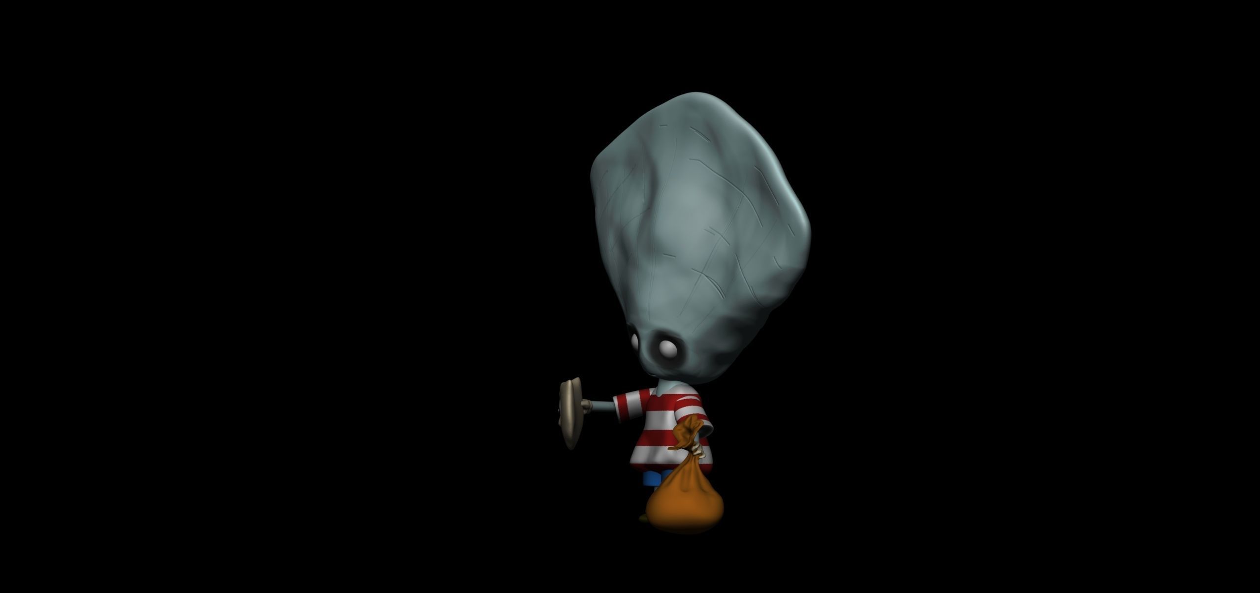 The Melancholy Death of Oyster Boy 3D print model_9