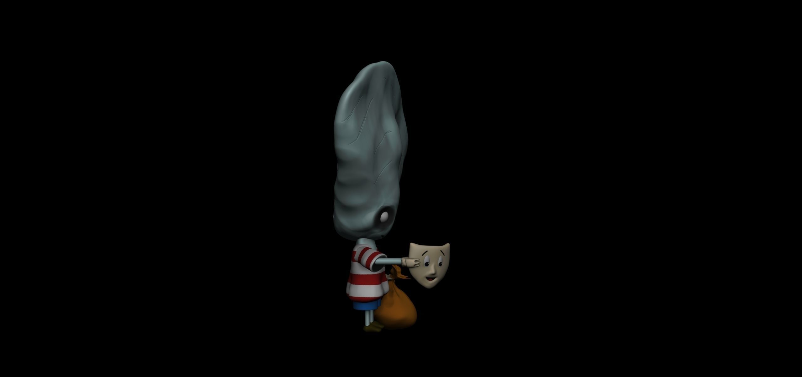 The Melancholy Death of Oyster Boy 3D print model_4