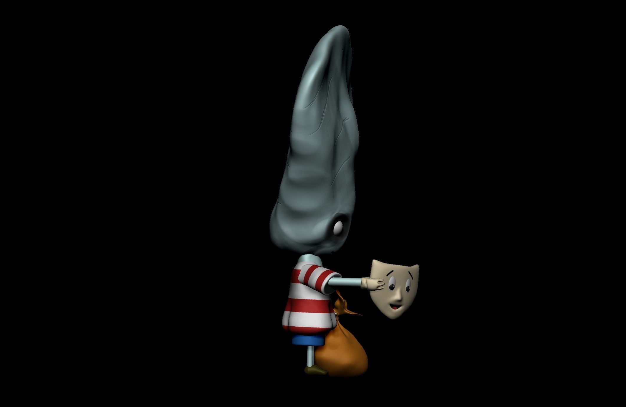 The Melancholy Death of Oyster Boy 3D print model_27