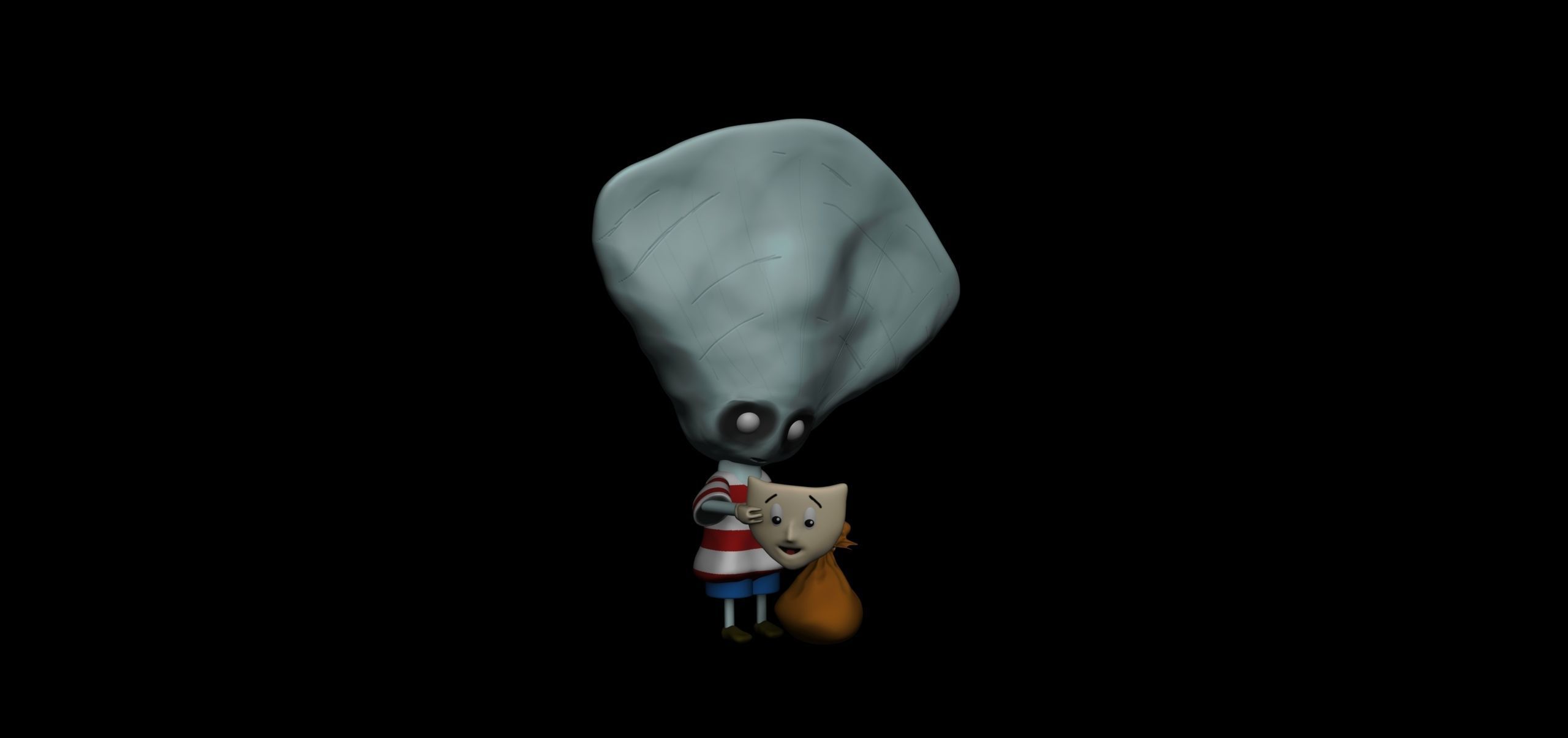 The Melancholy Death of Oyster Boy 3D print model_3