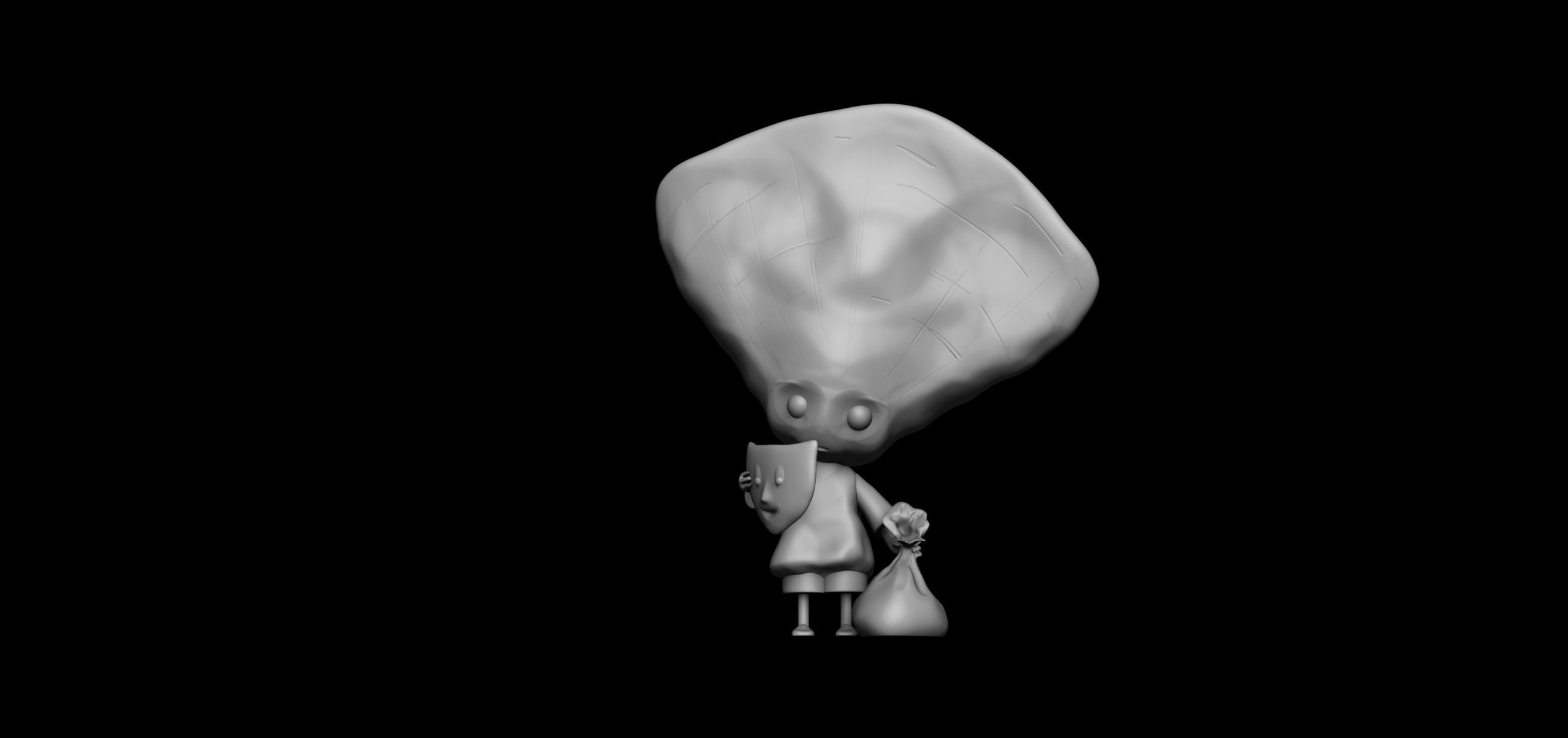 The Melancholy Death of Oyster Boy 3D print model_2