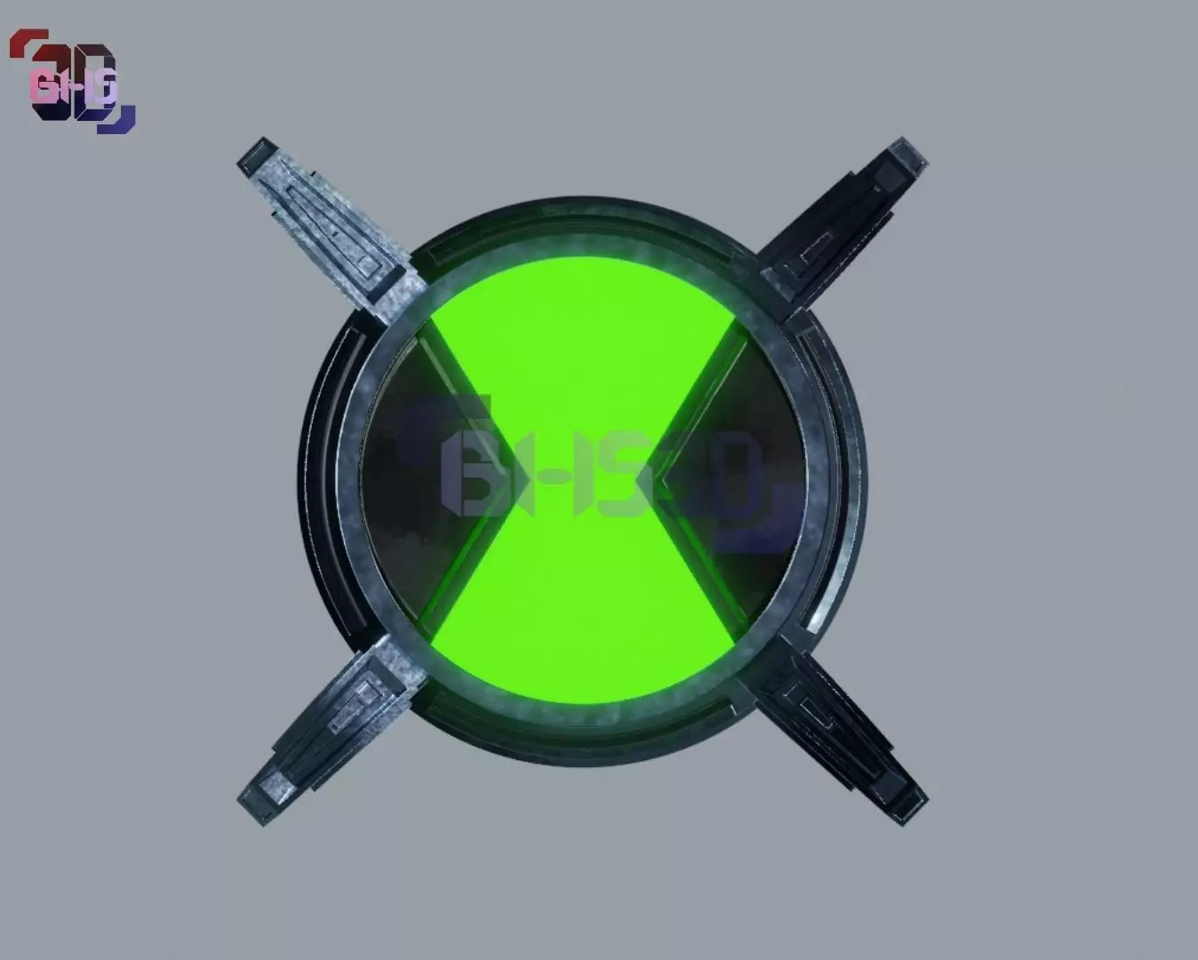Ultimate Ben Badge Free 3D print model