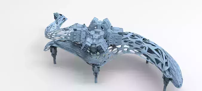 Alien Hybrid base design Exterior 4