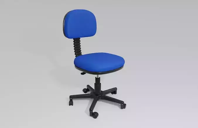 Office Chair Adjustable - Cadeira de Escritorio Low-poly 3D model