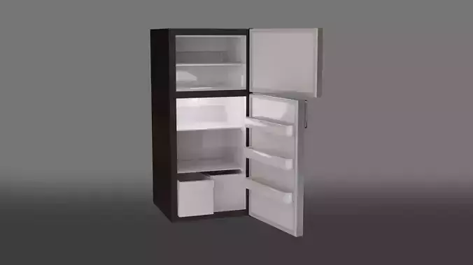 fridge open refrigerator