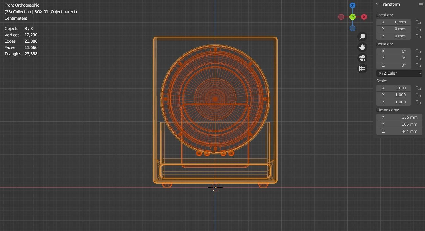 Speaker System 01 3D model_30