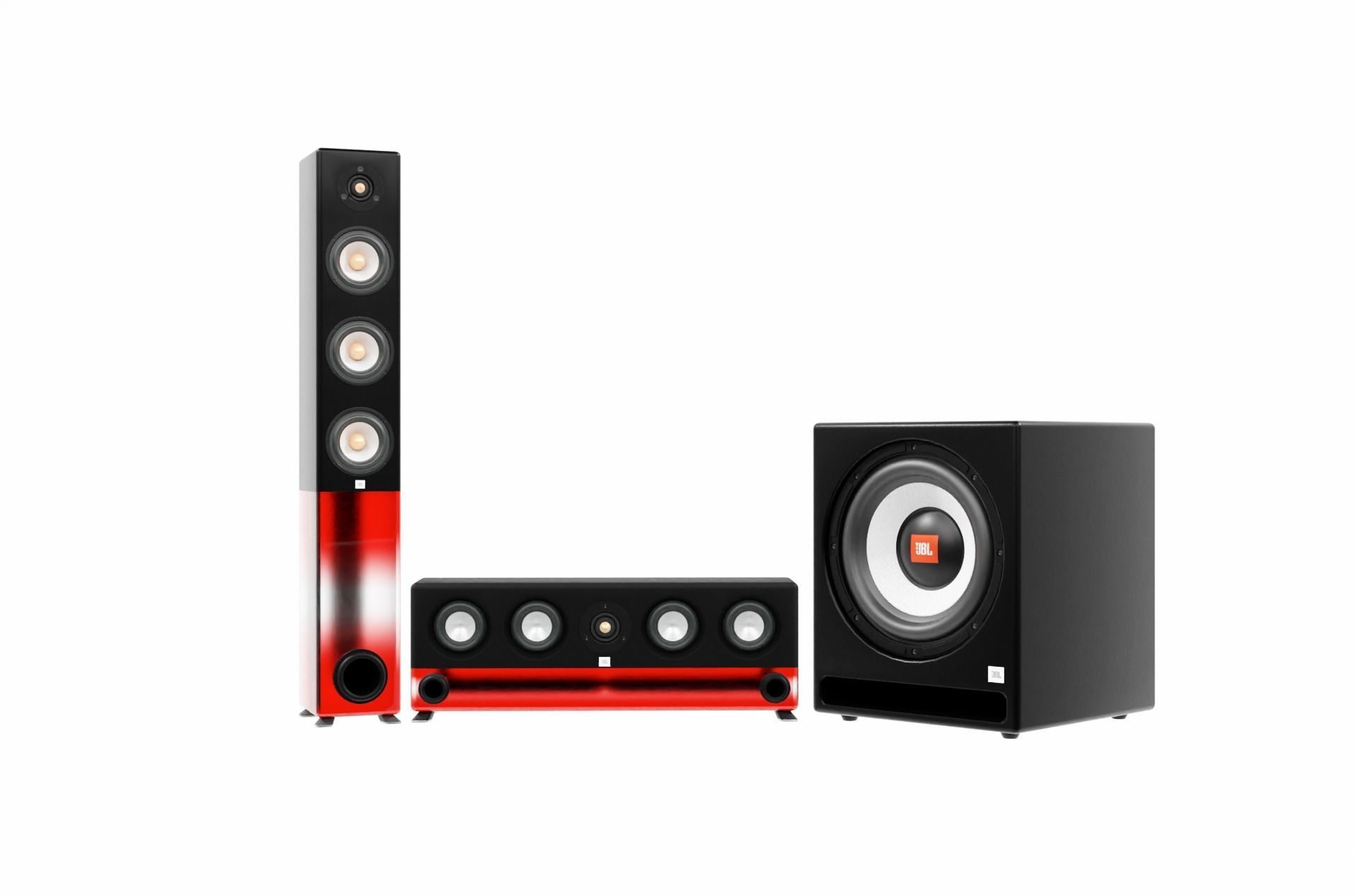 Speaker System 01 3D model_1