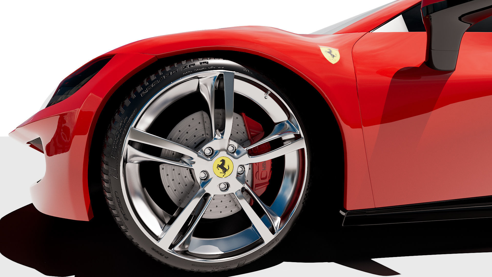 Ferrari 296 GTB 3D Model 3D model_2