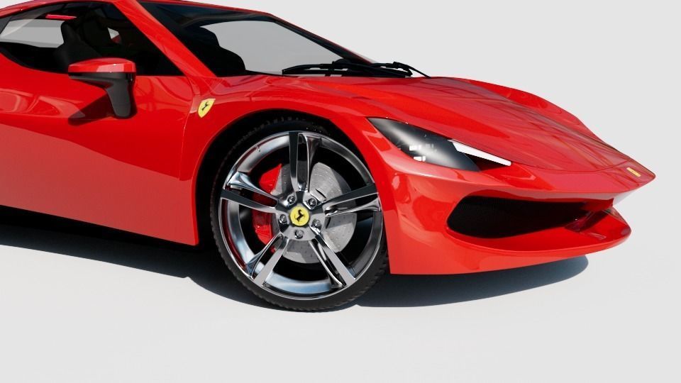 Ferrari 296 GTB 3D Model 3D model_20