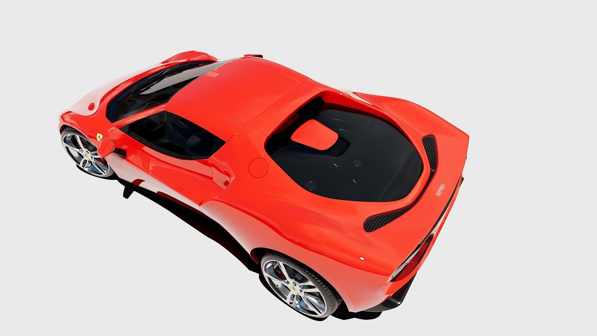 Ferrari 296 GTB 3D Model 3D model_14