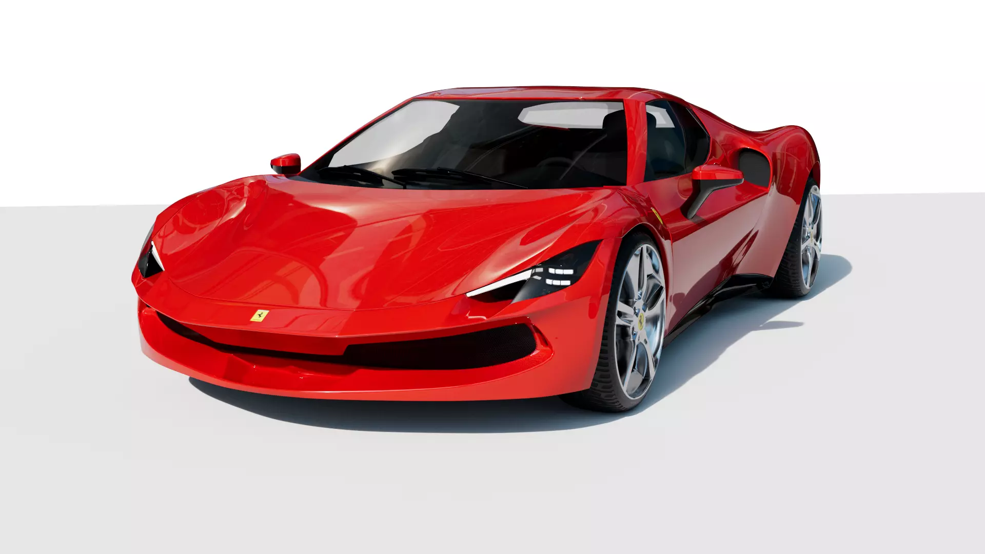 Ferrari 296 GTB 3D Model 3D model_0