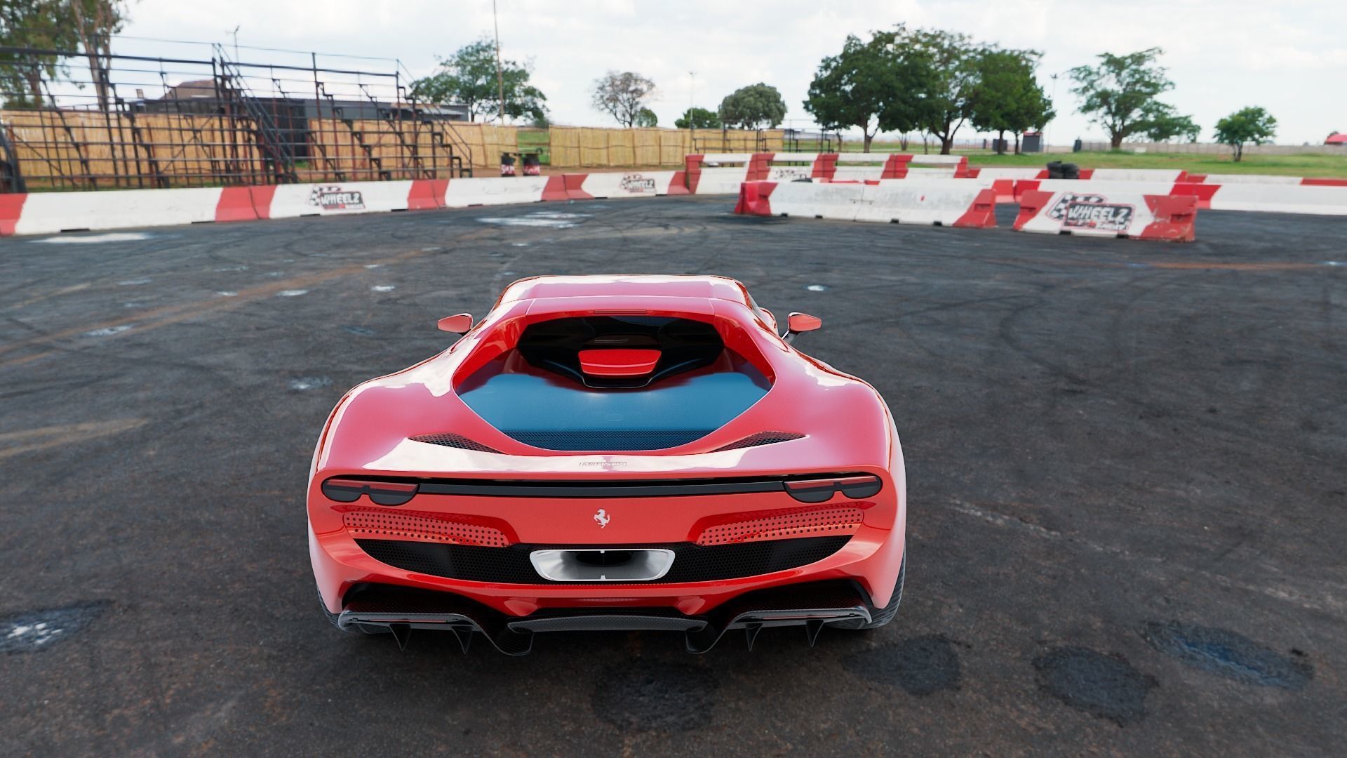 Ferrari 296 GTB 3D Model 3D model_9