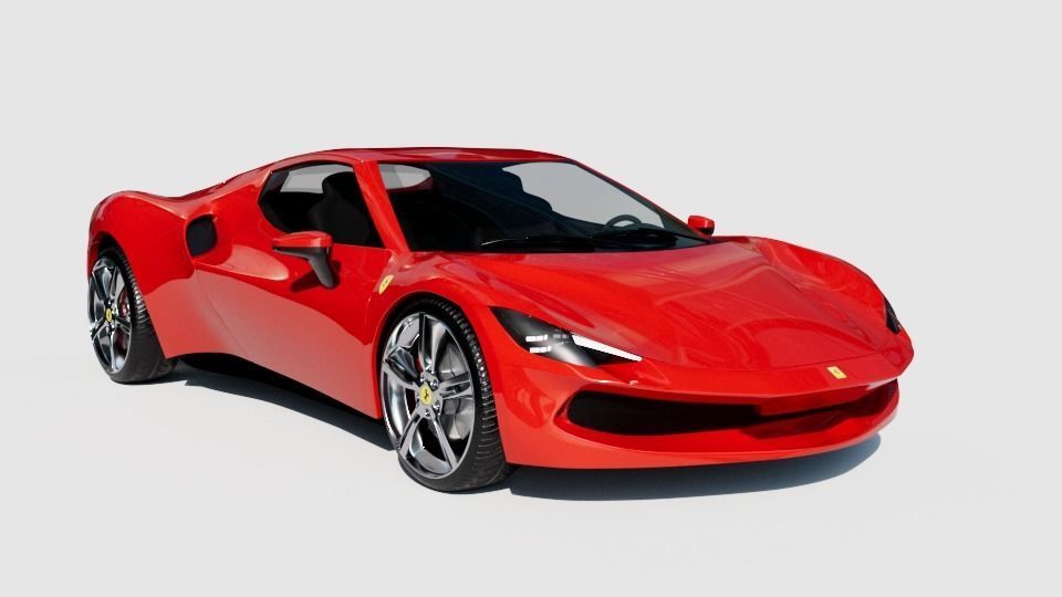 Ferrari 296 GTB 3D Model 3D model_18