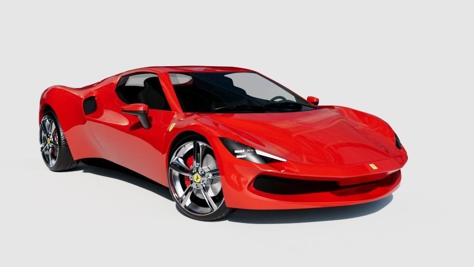 Ferrari 296 GTB 3D Model 3D model_19