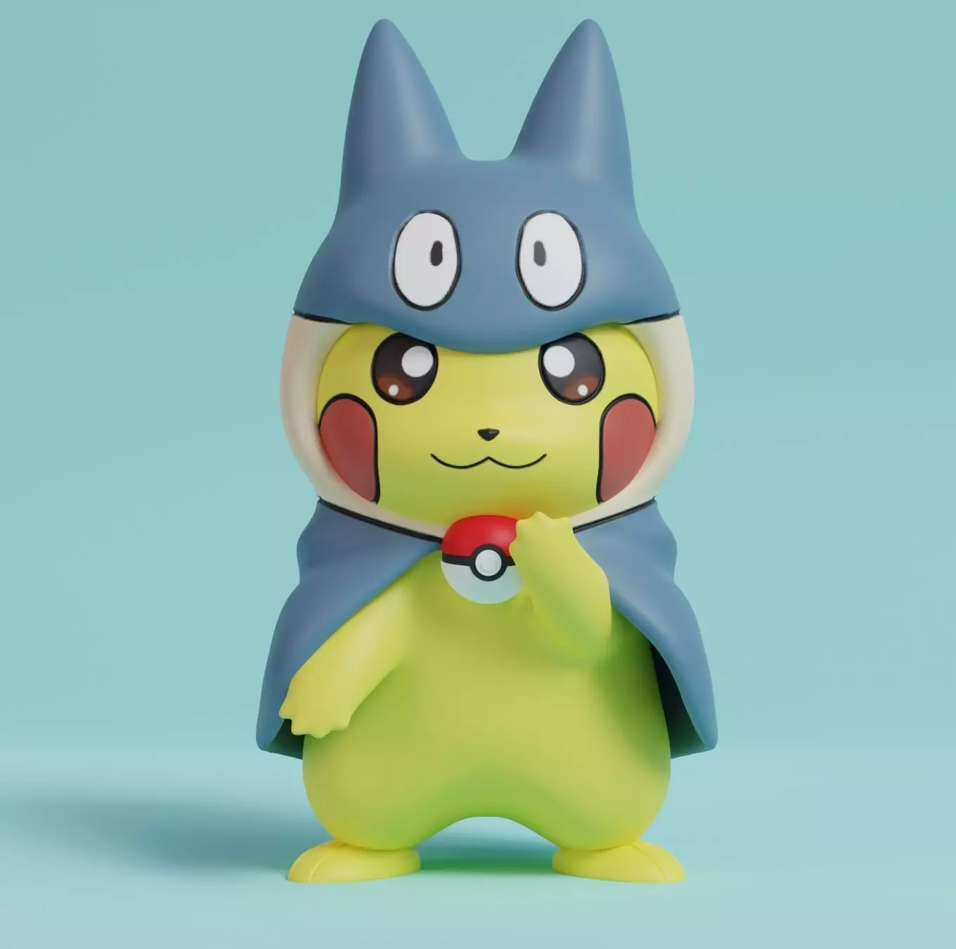 Pokemon - Pikachu Munchlax Cosplay Free 3D print model_0