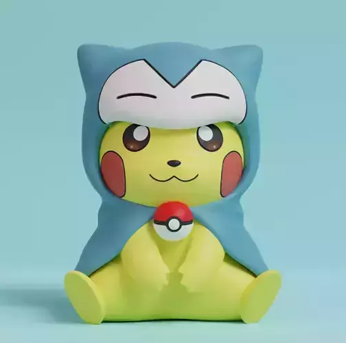 Pokemon - Pikachu Snorlax Cosplay