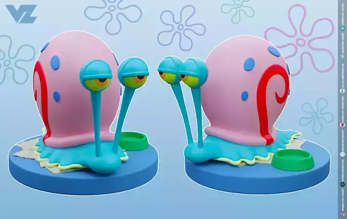 Gary - SpongeBob SquarePants 3D print model