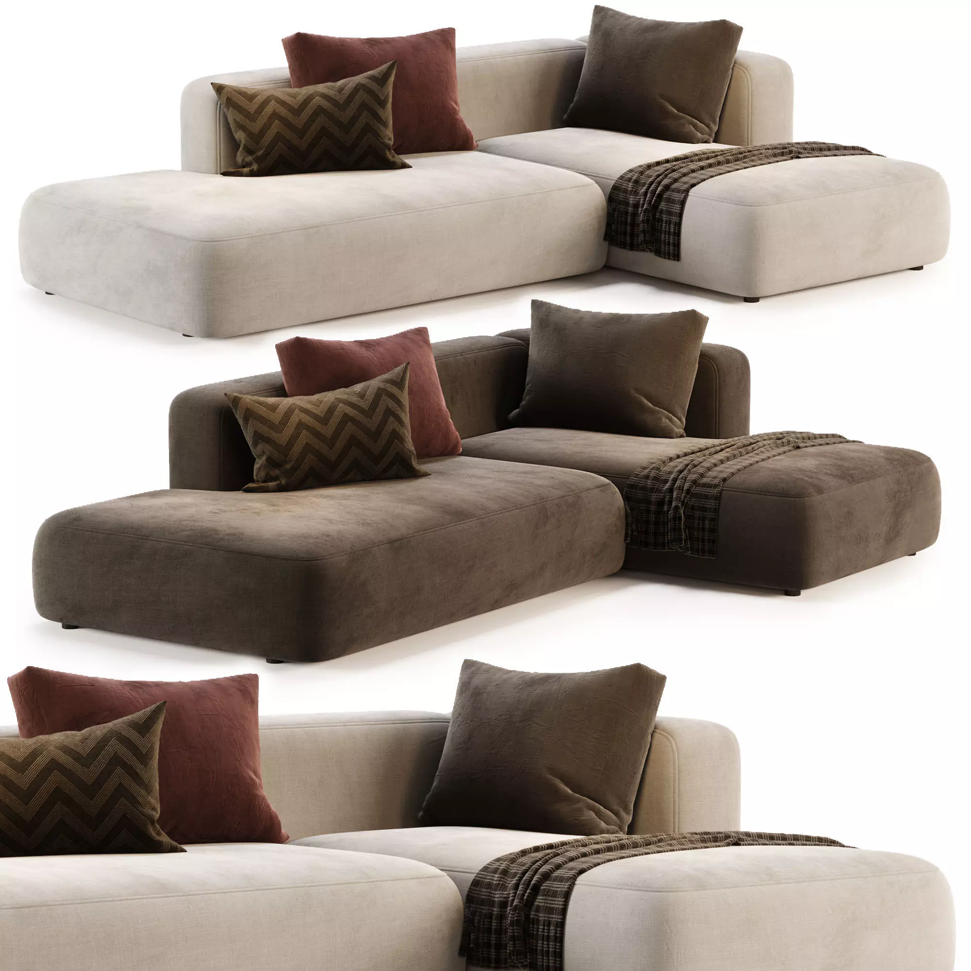BASECAMP Sofa By Makenordic 3D model
