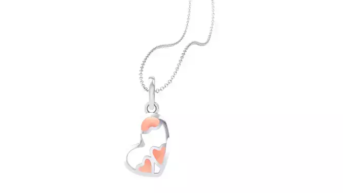 Kids Heart Pendants 3dm STL OBJ FBX Renders Details