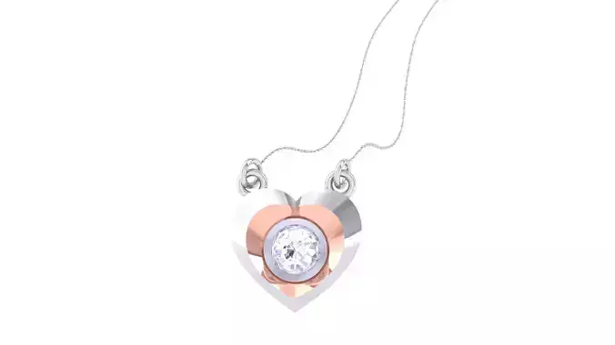 Kids Heart Pendants 3dm STL OBJ FBX Renders Details
