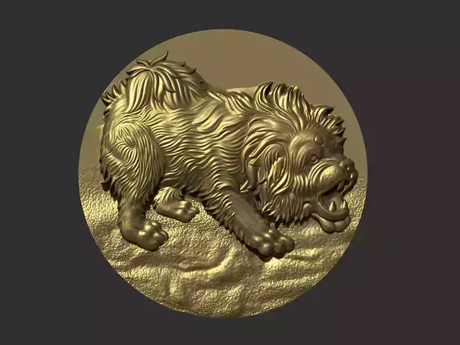 Tibetan mastiff 3D print model