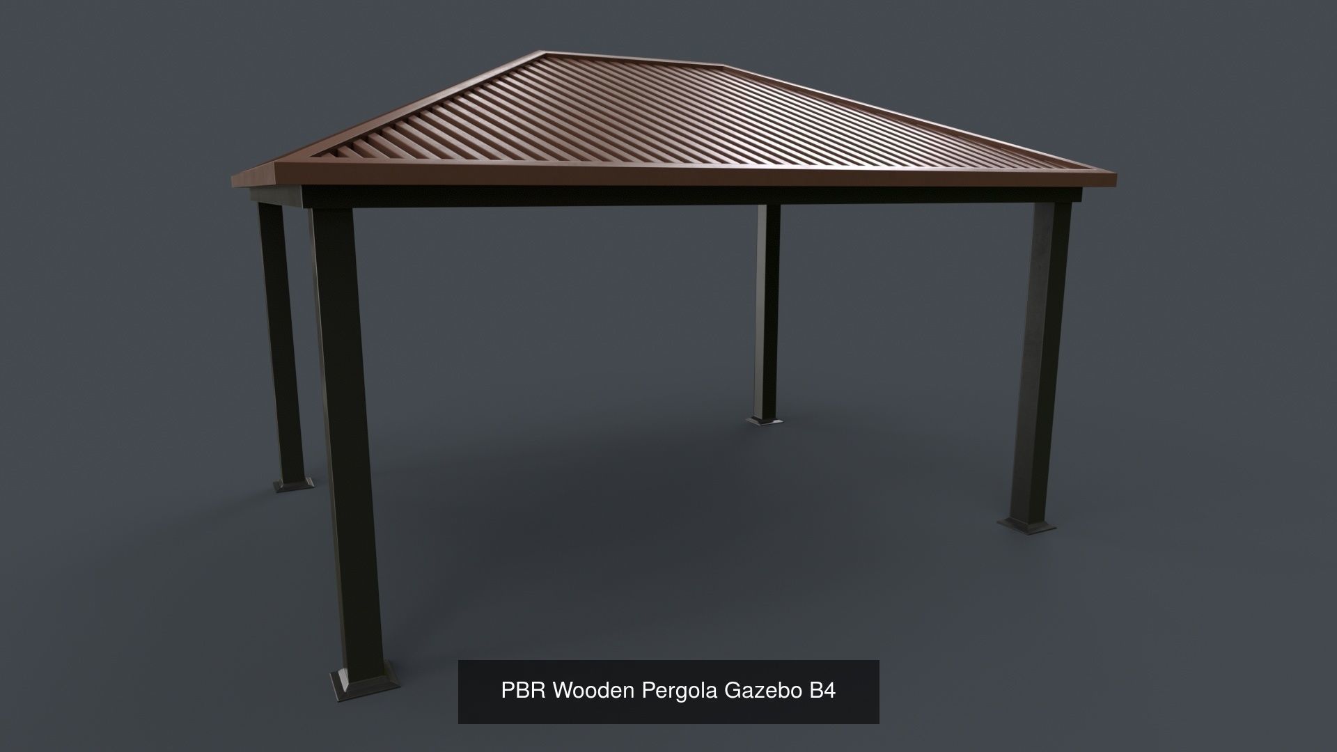 PBR Wooden Pergola Gazebo - Collection _92