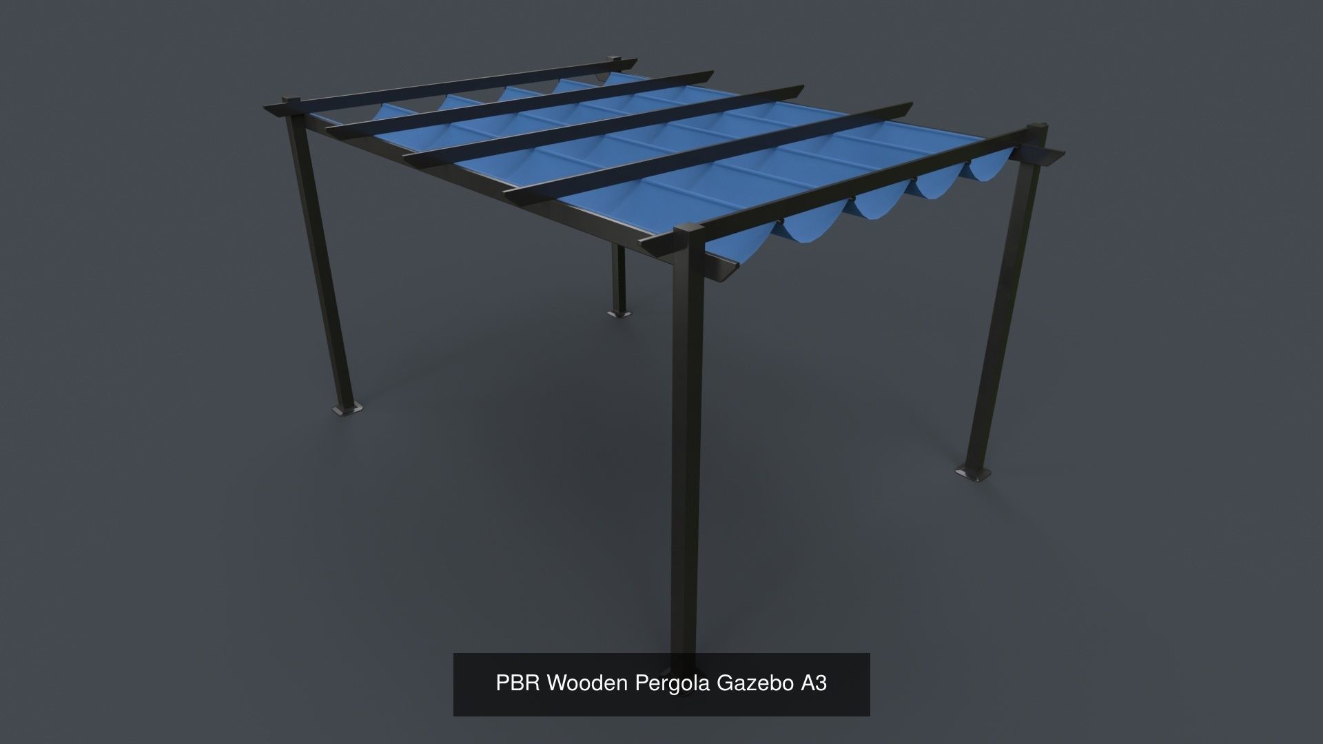 PBR Wooden Pergola Gazebo - Collection _85