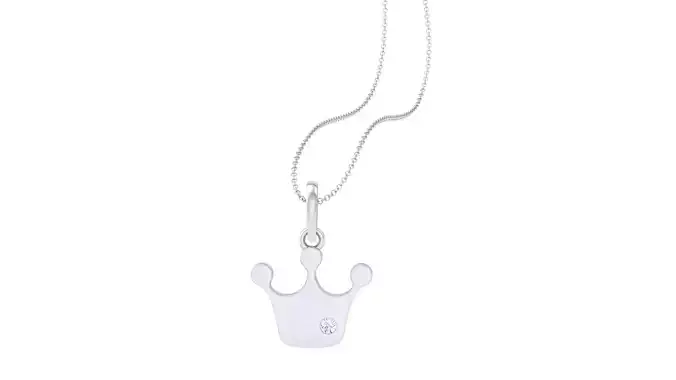 Kids Crown Pendants 3dm STL OBJ FBX Renders Details