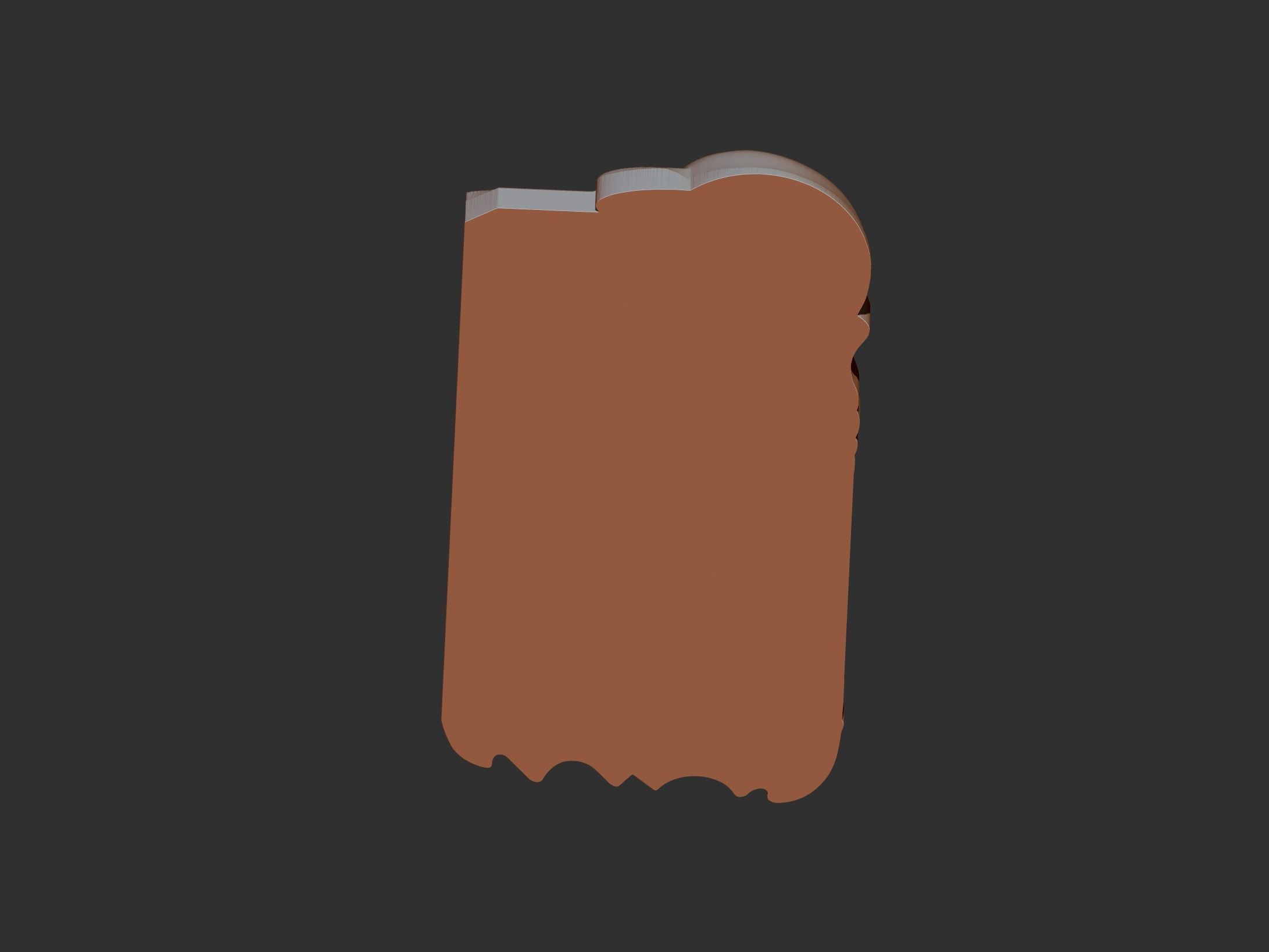 Howling Wolf 3D print model_4