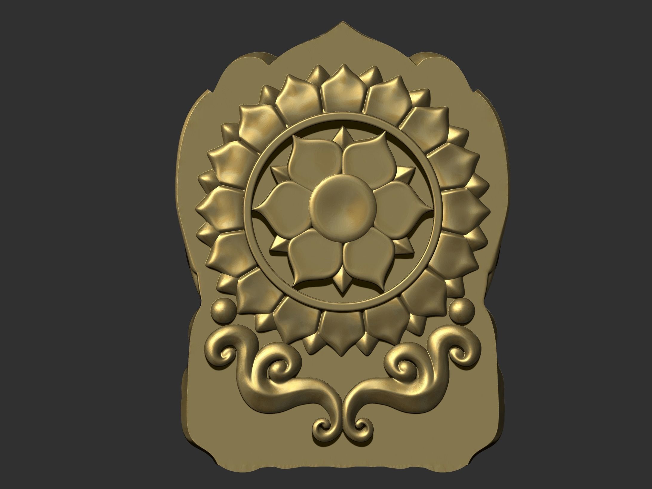 Kwanyin Bodhisattva 3D print model_1