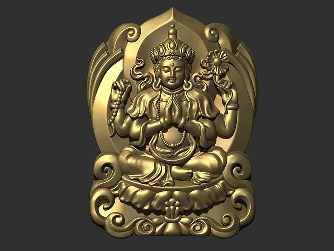 Kwanyin Bodhisattva 3D print model