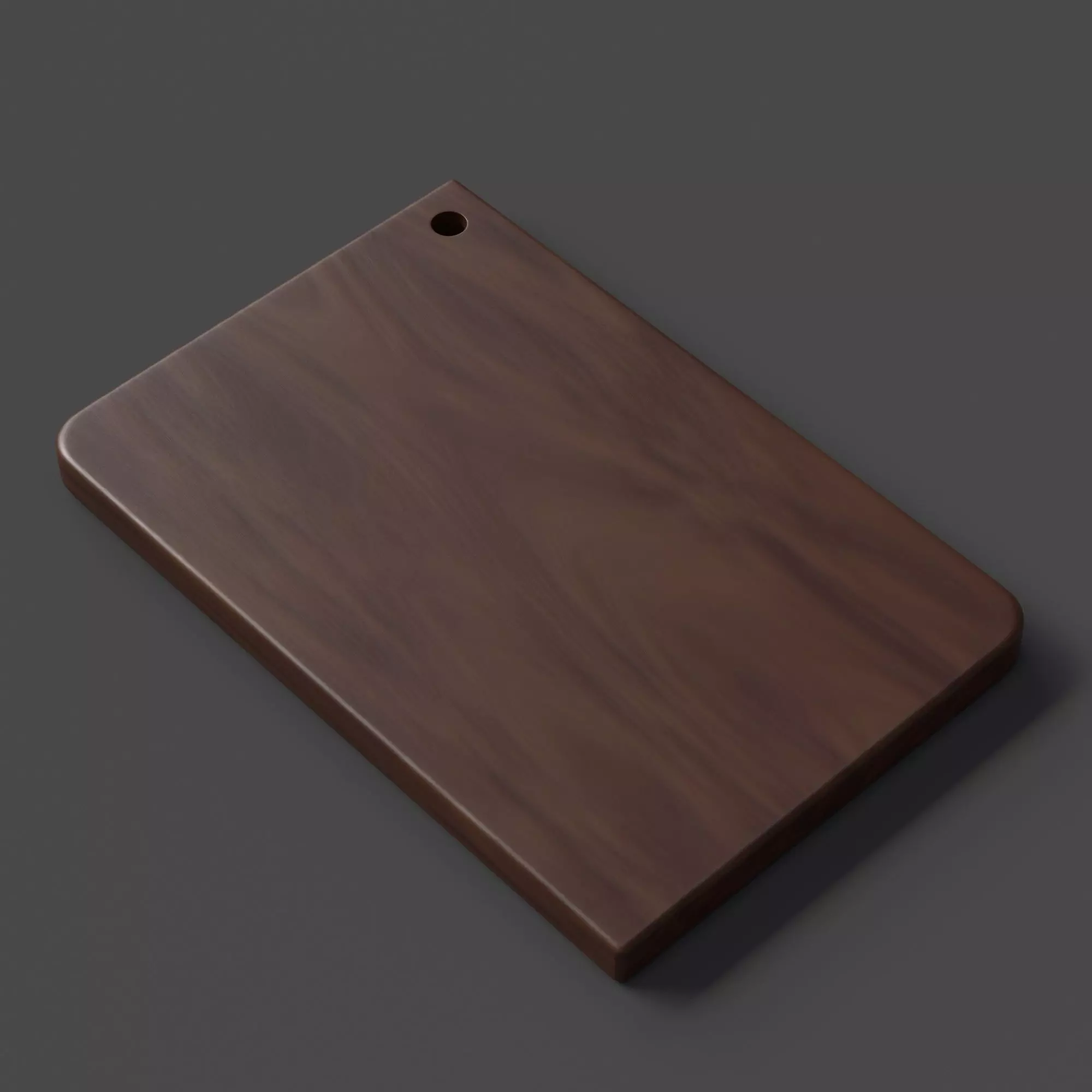 A Small Brand-new Cutting board Free low-poly 3D model