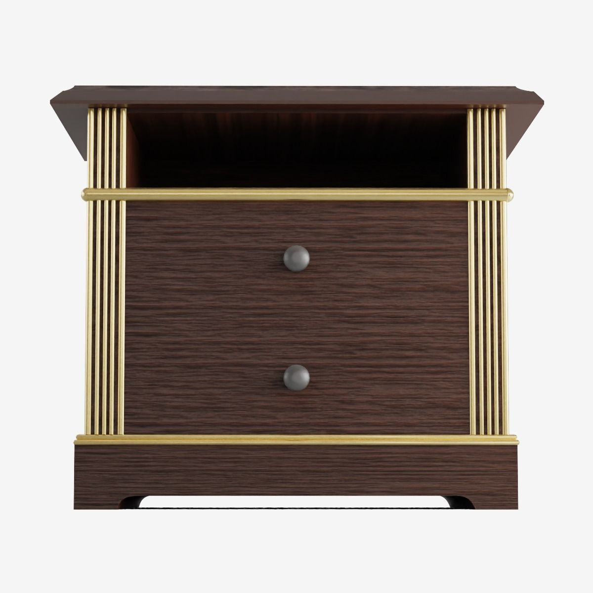 Bedside Table Low-poly 3D model_8