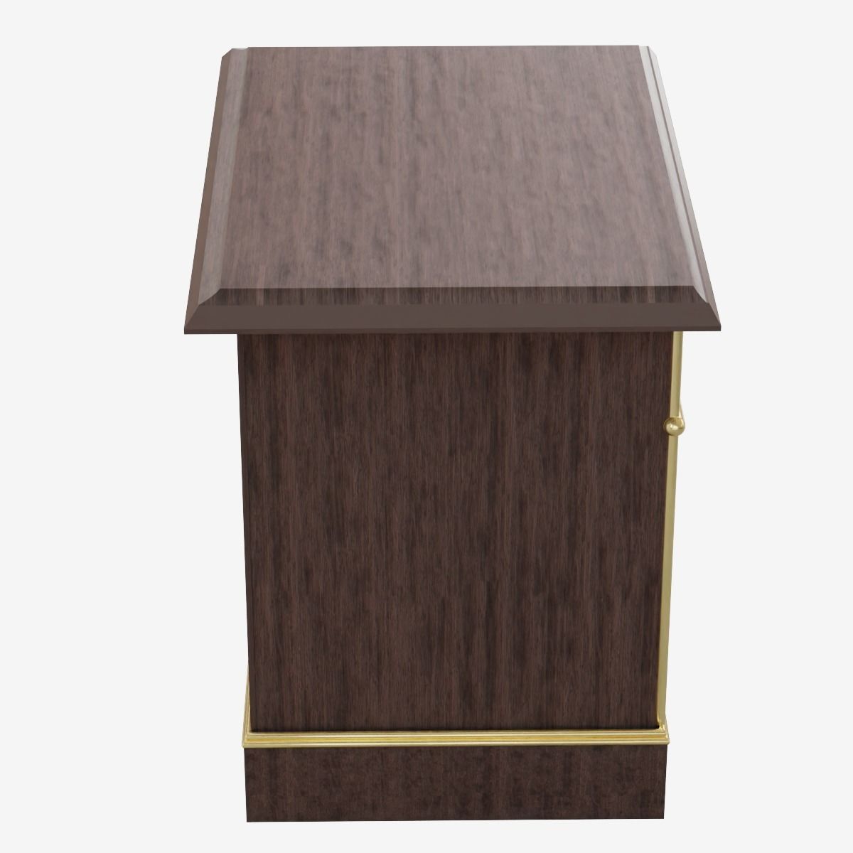 Bedside Table Low-poly 3D model_6