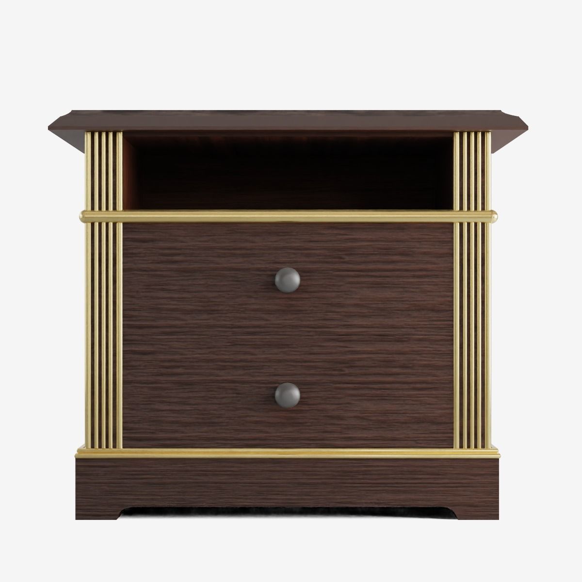 Bedside Table Low-poly 3D model_1