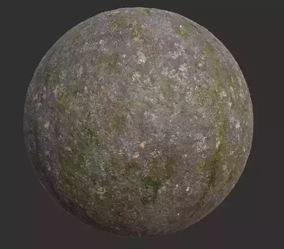 Mossy Rock 4k pbr textures