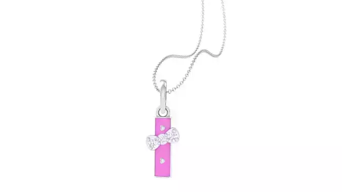 Kids Alphabet I Pendants 3dm STL OBJ FBX Renders Details 3D print model