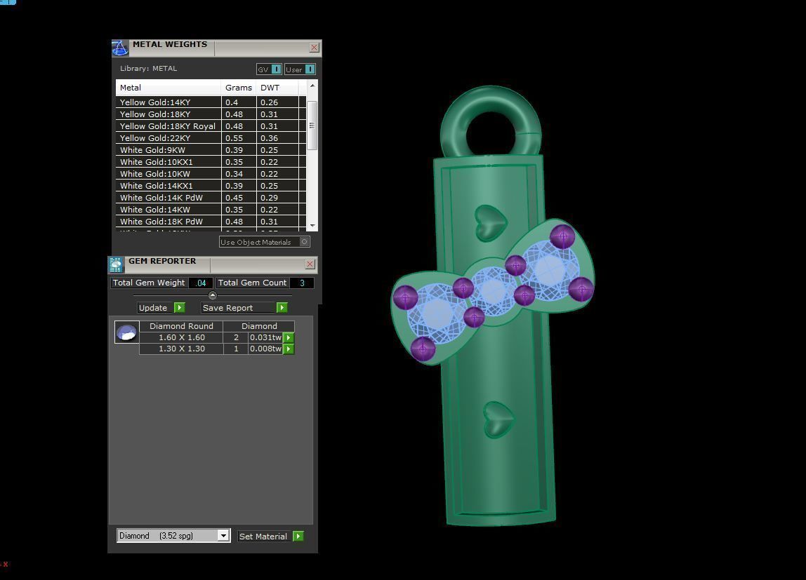 Kids Alphabet I Pendants 3dm STL OBJ FBX Renders Details 3D print model_4