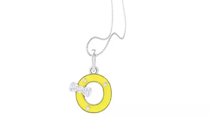 Kids Alphabet O Pendants 3dm STL OBJ FBX Renders Details 3D print model Kids Alphabet O Pendants 3dm STL OBJ FBX Renders Details 3D print model