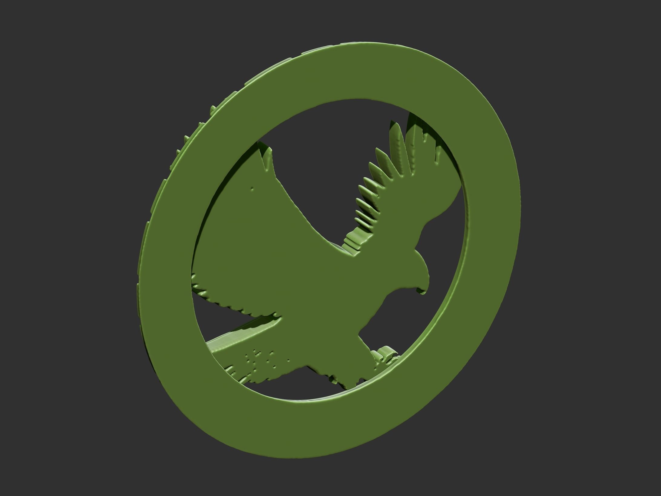 flying eagle 3D print model_5