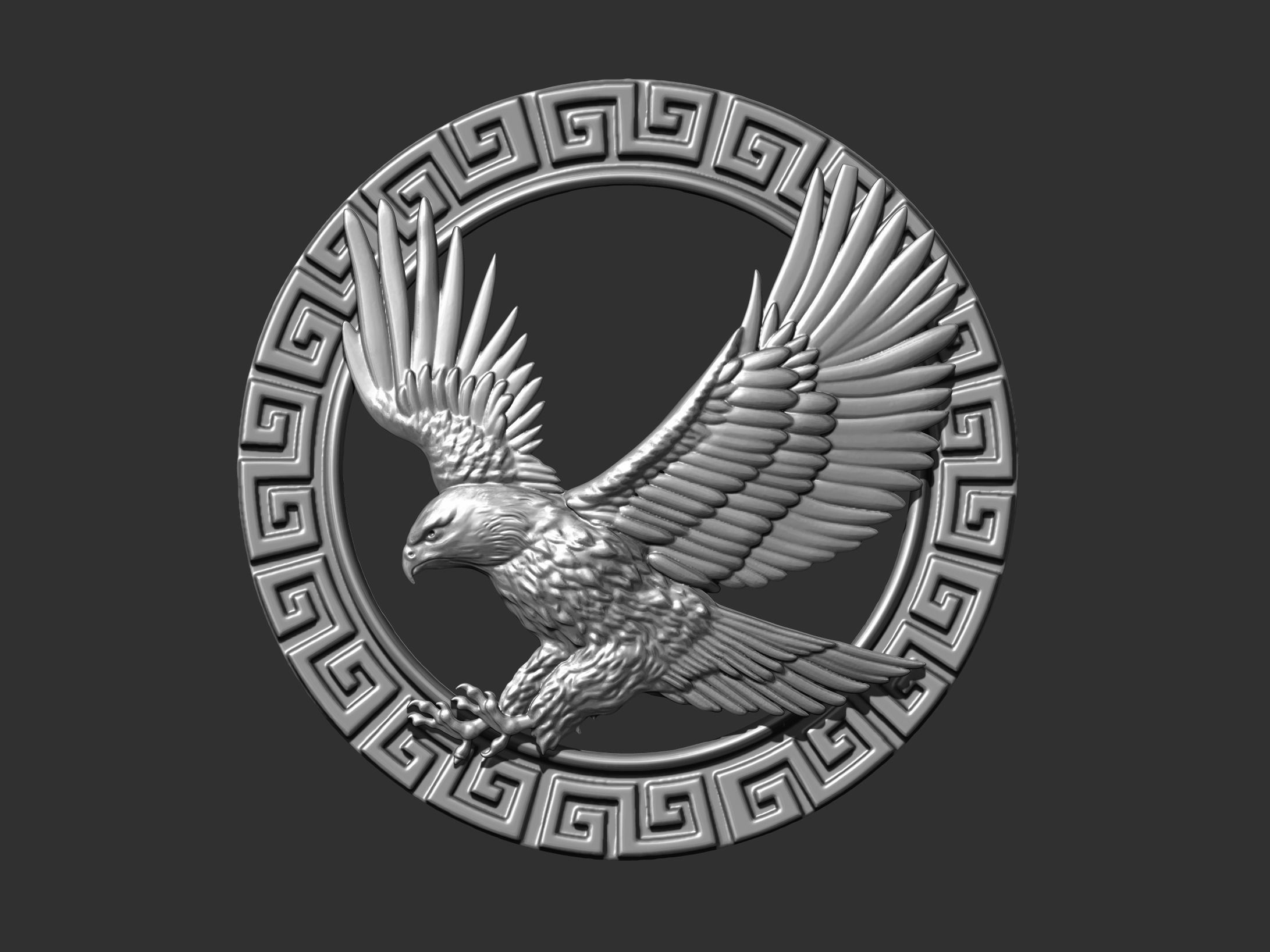 flying eagle 3D print model_1