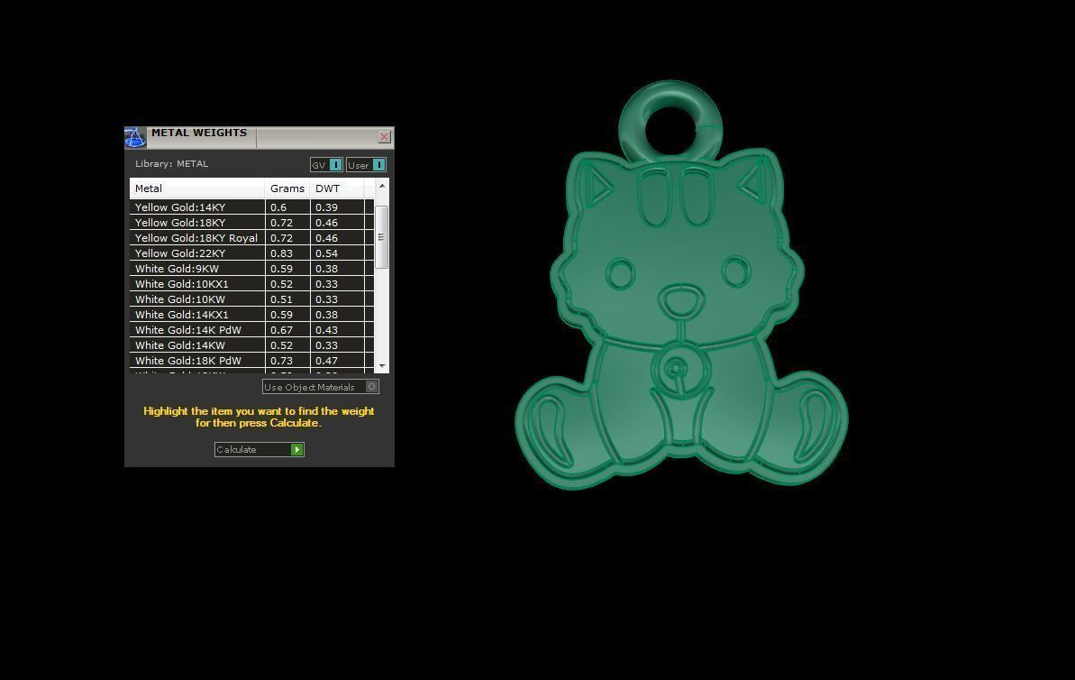 Kids Pendants 3dm STL OBJ FBX Renders Details 3D print model_4