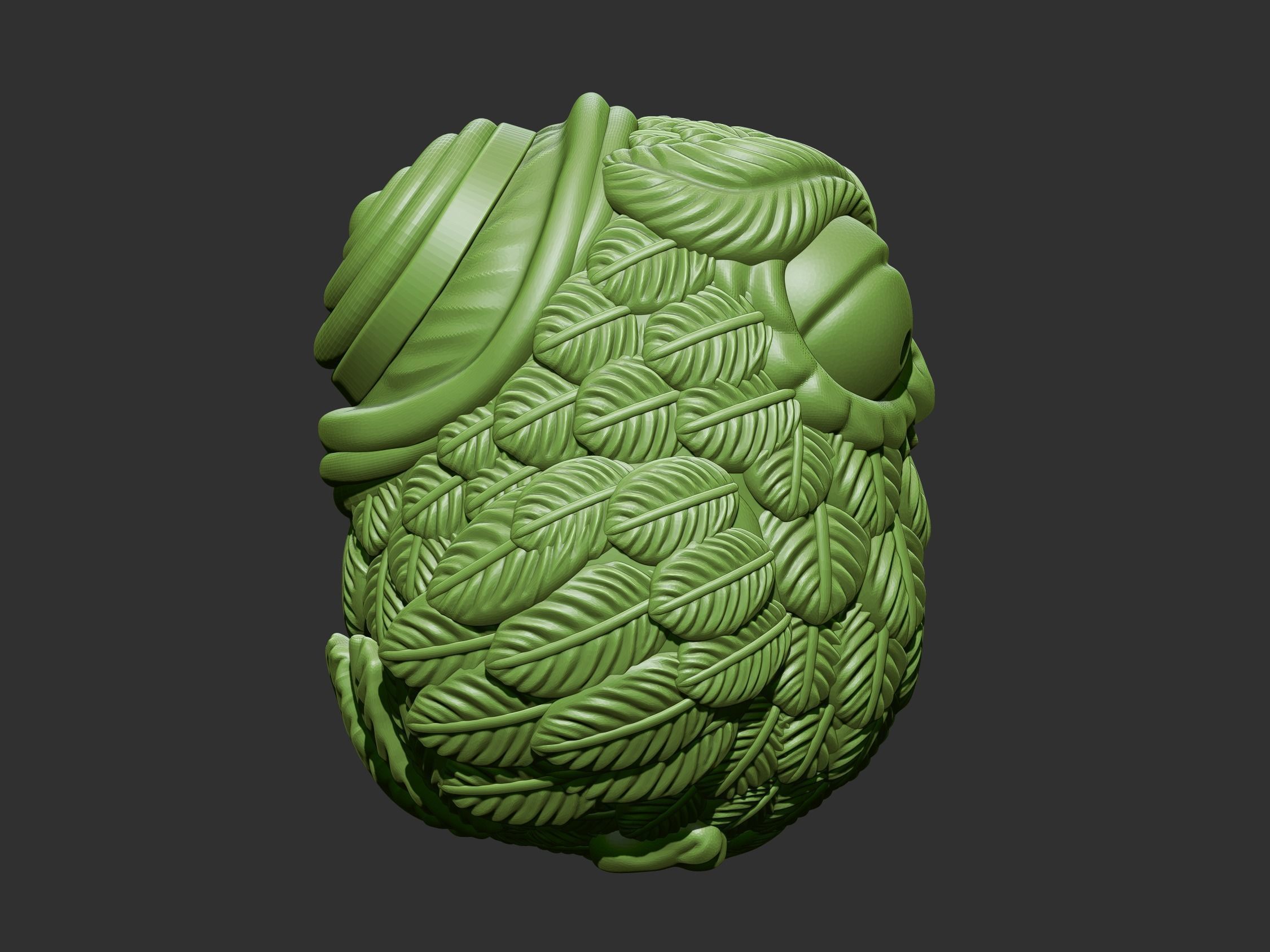 Little owl 3D print model_3