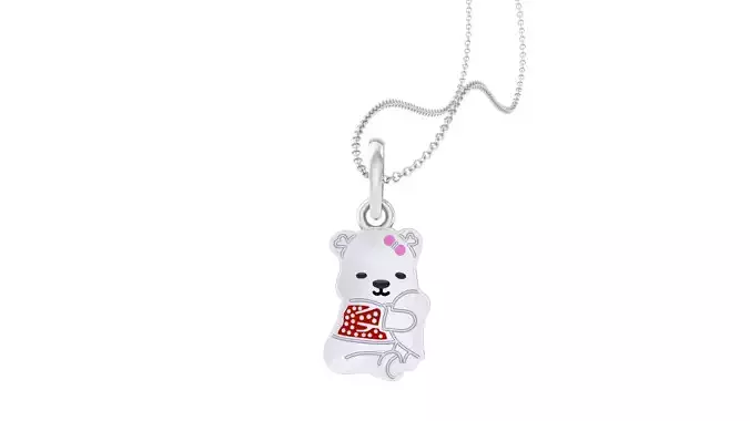 Kids Pendants 3dm STL OBJ FBX Renders Details