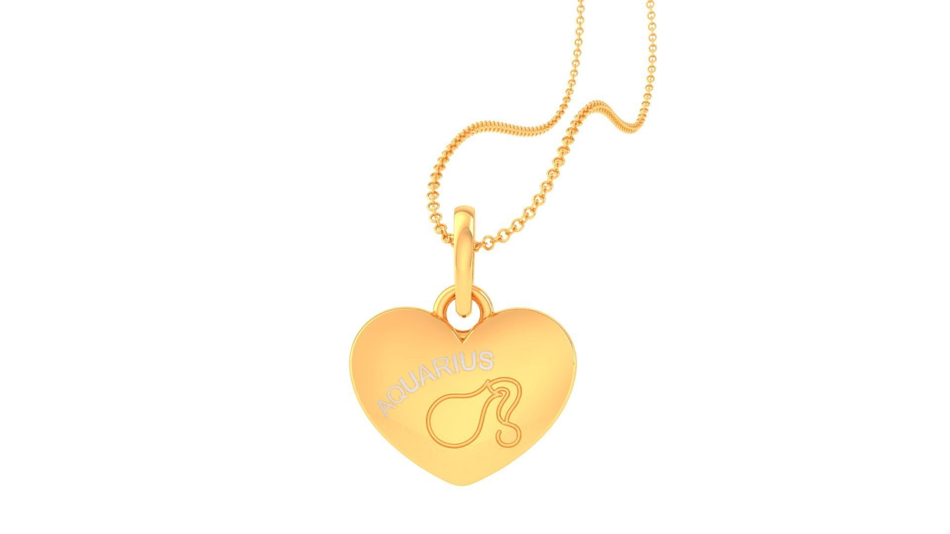 Kids Heart Pendants 3dm STL OBJ FBX Renders Details 3D print model_1