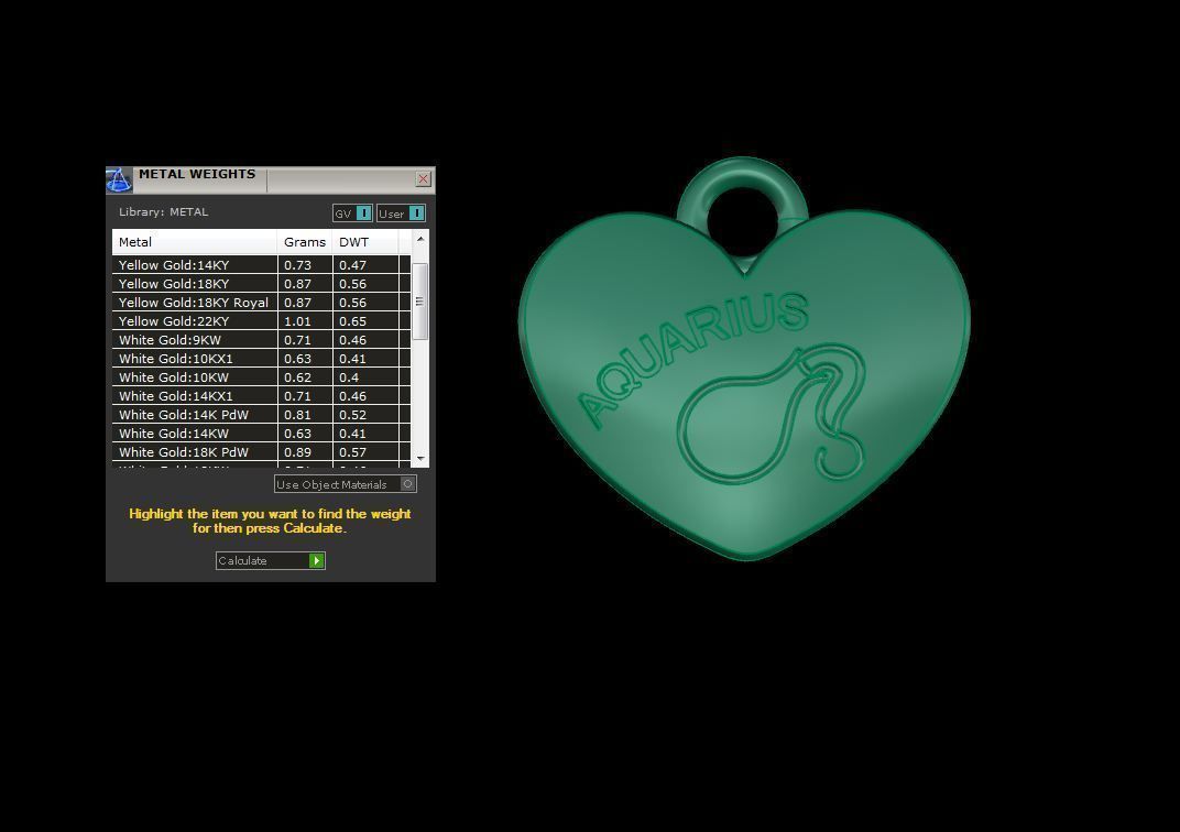 Kids Heart Pendants 3dm STL OBJ FBX Renders Details 3D print model_4